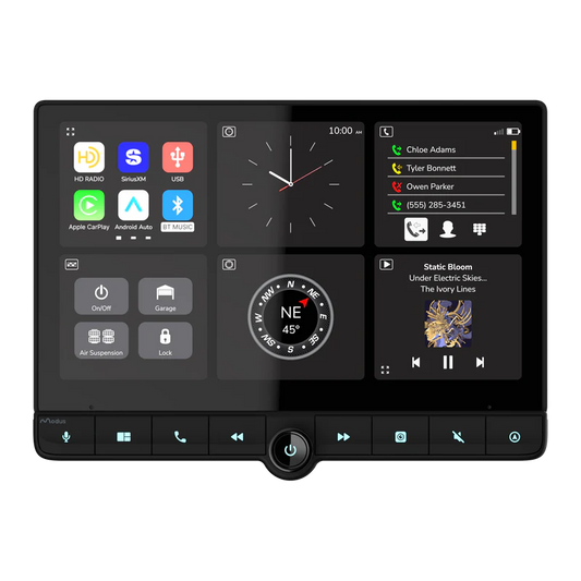 Modus AIM-10 10.2 inch modular automotive receiver wireless CarPlay Android Auto at Saint Nordic Custom Autoworks Spring Lake Park MN
