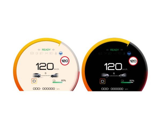 Front 3.6″ MINy Display for 2016-2020 Model 3 - FDS-36i