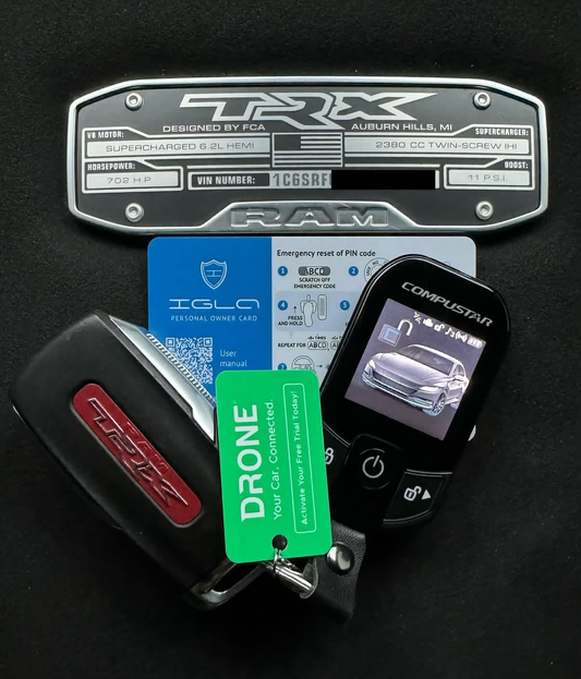 Compustar PRO T13 remote start system installed by Saint Nordic Custom Autoworks in Spring Lake Park MN
