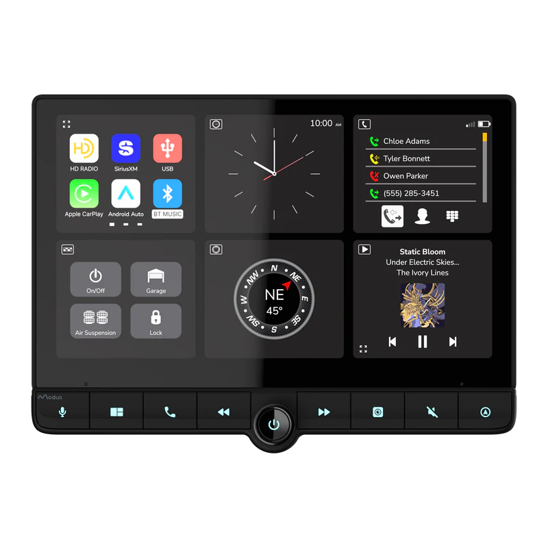 Modus AIM-10 10.2 inch modular automotive receiver wireless CarPlay Android Auto at Saint Nordic Custom Autoworks Spring Lake Park MN