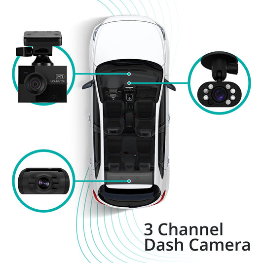 Momento M7 3 Channel 2k Dash Camera System